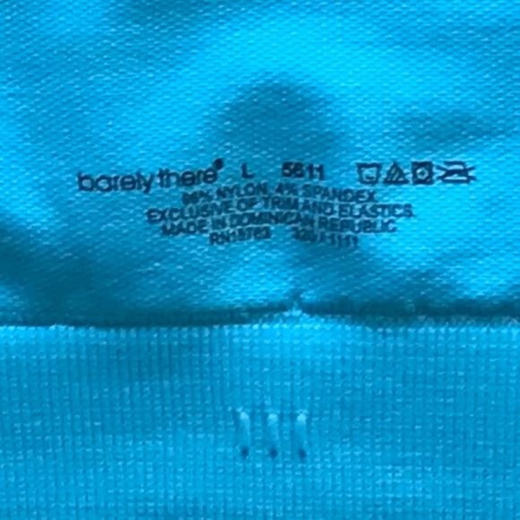 Barely There Women’s Sports Bra CustomFlex Fit Racerback in Blue – Size L - Picture 3 of 4